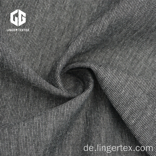 Heather Grey Polyester Rayon Spandex Roma Stoff